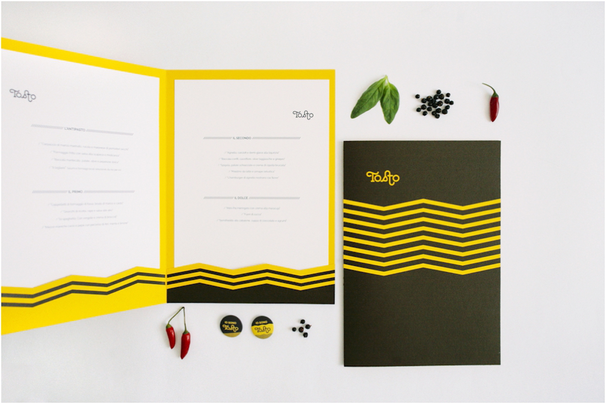 Restaurant Menu Design Tosto Bistrot