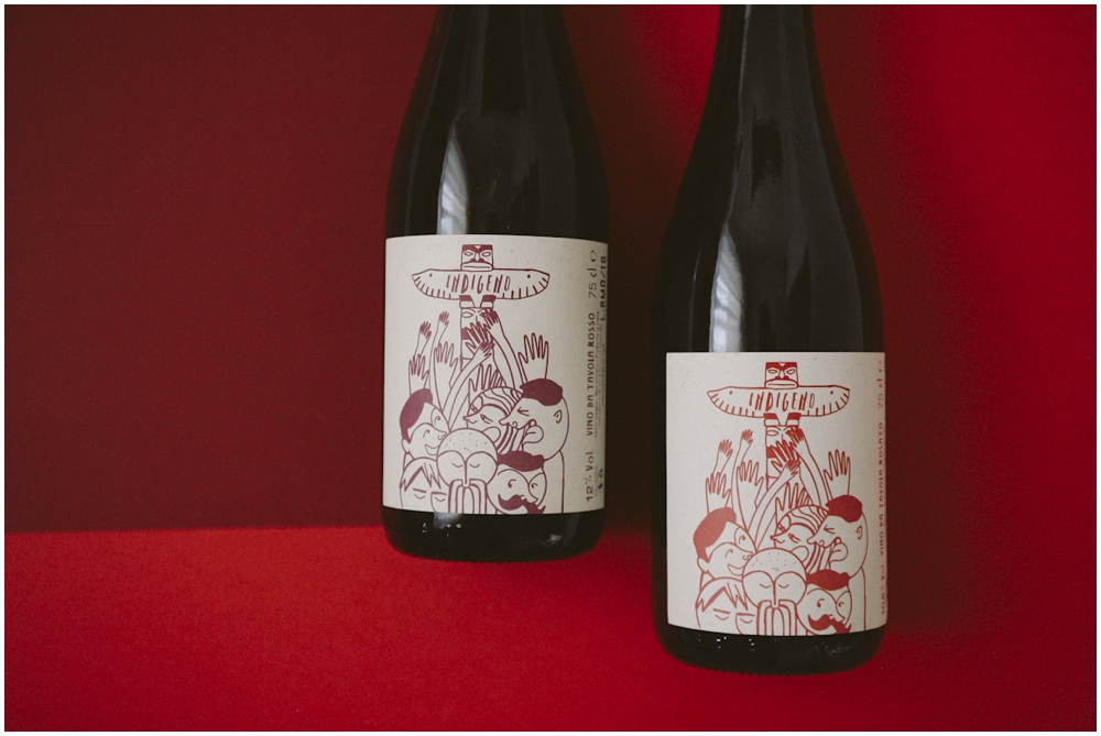 Identità visiva e packaging vini Cantina Indigeno