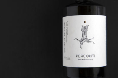 Packaging Olio Extravergine di Oliva Perconti