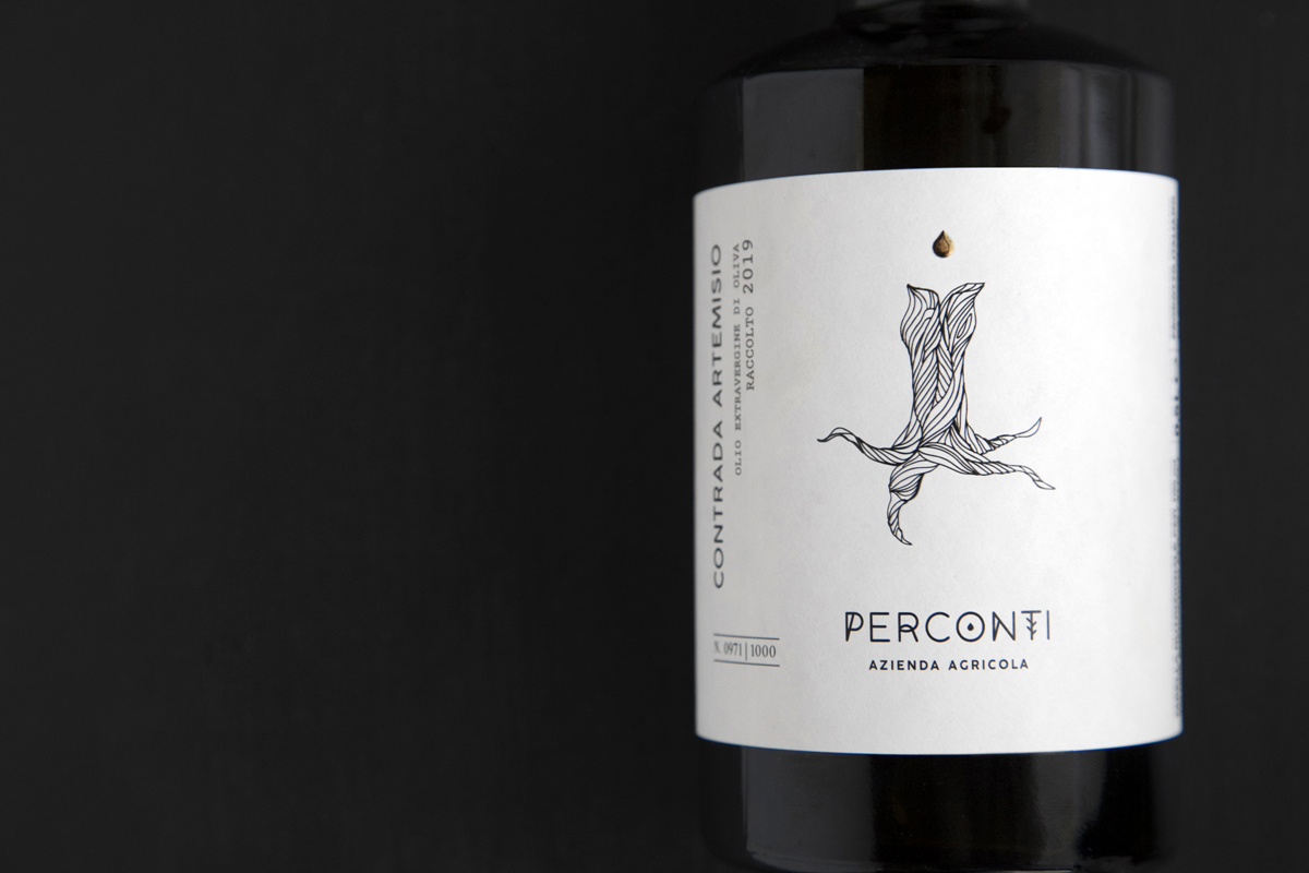 Packaging Olio Extravergine di Oliva Perconti