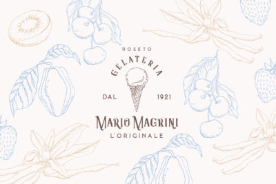Restyling brand identity “Gelateria Mario Magrini dal 1921”